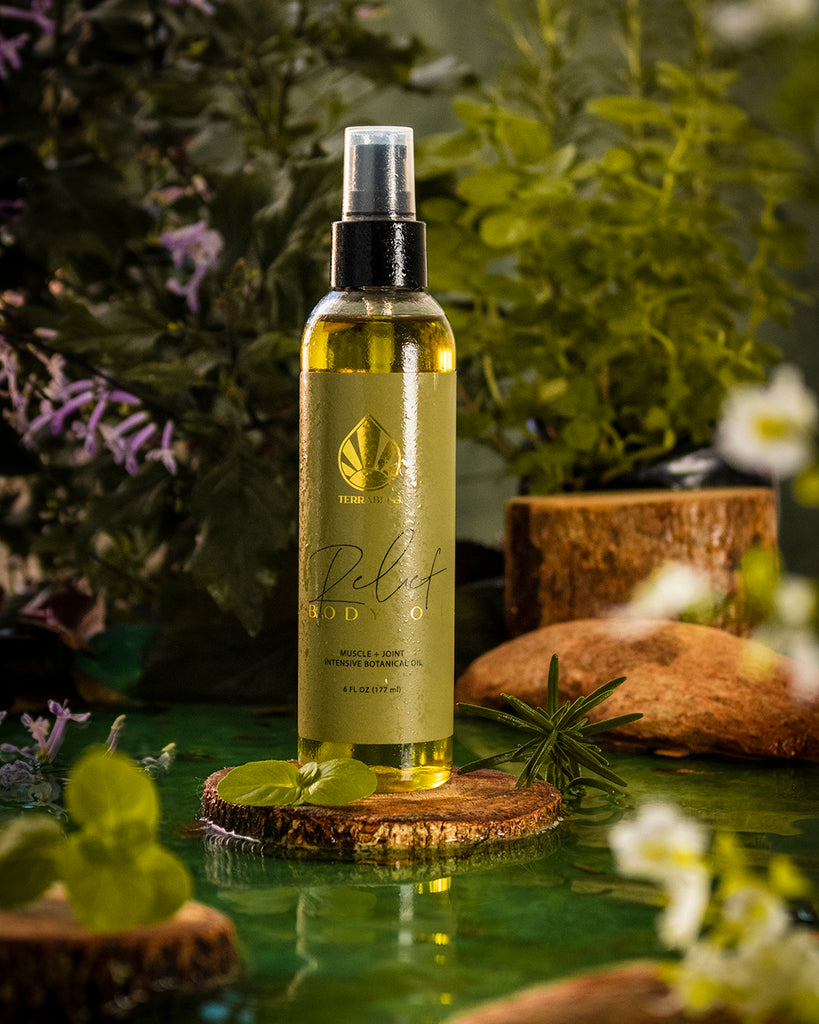 All Natural Body Oil - Massage Oil with Arnica and CBD - Sore Muscle Relief Oil - Gift for Athletes - Bath Oil - Gift for Him